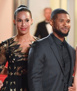 Grace Harry and her ex-husband, Usher.